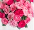 Монобукет из 35 пионовидных роз "Шармель"